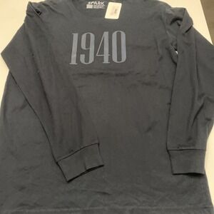 Sparks XL Long Sleeves Navy Men's T NWT $37.00        ‎ 775